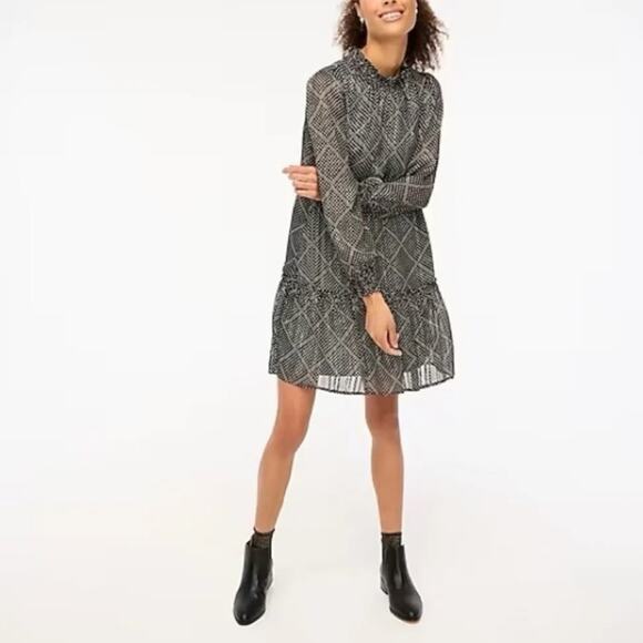 J. Crew Dresses & Skirts - NWT J.Crew Ruffle Tiered Mini Dress Size L
